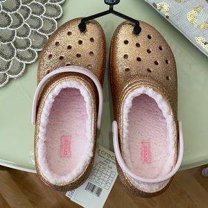 Glitter crocs